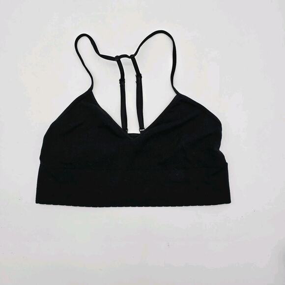 Anthropologie Bra Womens Small Medium Modal T Spaghetti Rib Bralette Jenny - Picture 1 of 7